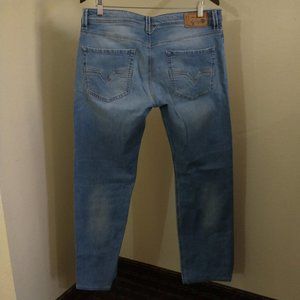 Diesel Industry Larkee Jeans 34x30 Fade Button Fly